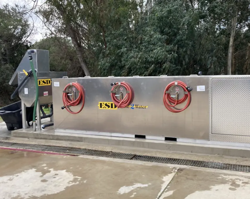 System för hantering och återvinning av tvättvatten