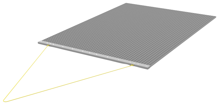 Dragmat – steel – 90x120cm
