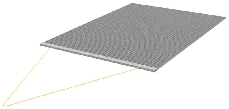Dragmat – steel – 90x120cm