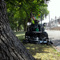 HR380 action street mowing
